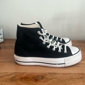 Black Platform Converse